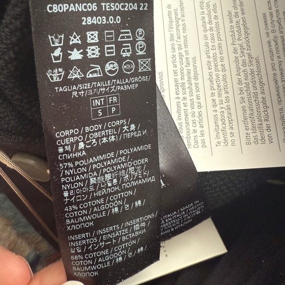 Eleventy black high waisted sweatpants NEW small - Picture 9 of 12